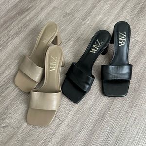 Zara Mule Sandals - Size 7